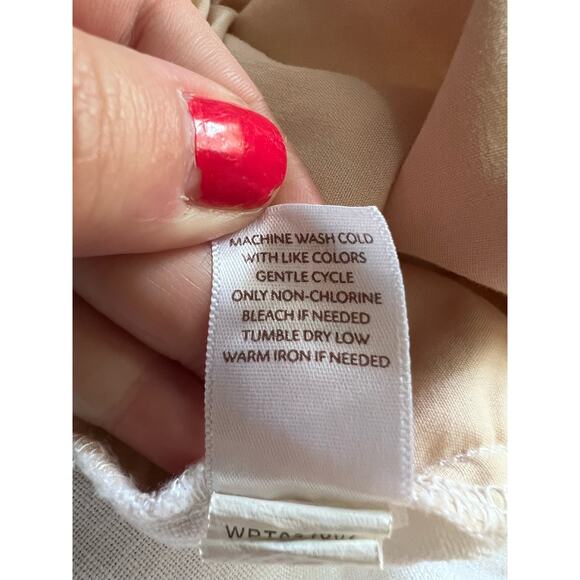 J. Jill Love Linen Women's Elastic Waist Wide-Leg Linen Palazzo Pants White MP - Picture 9 of 10